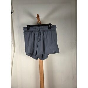 Mondetta Performance Luxury Gray Running Shorts Women Large Mesh Recycled Liner
